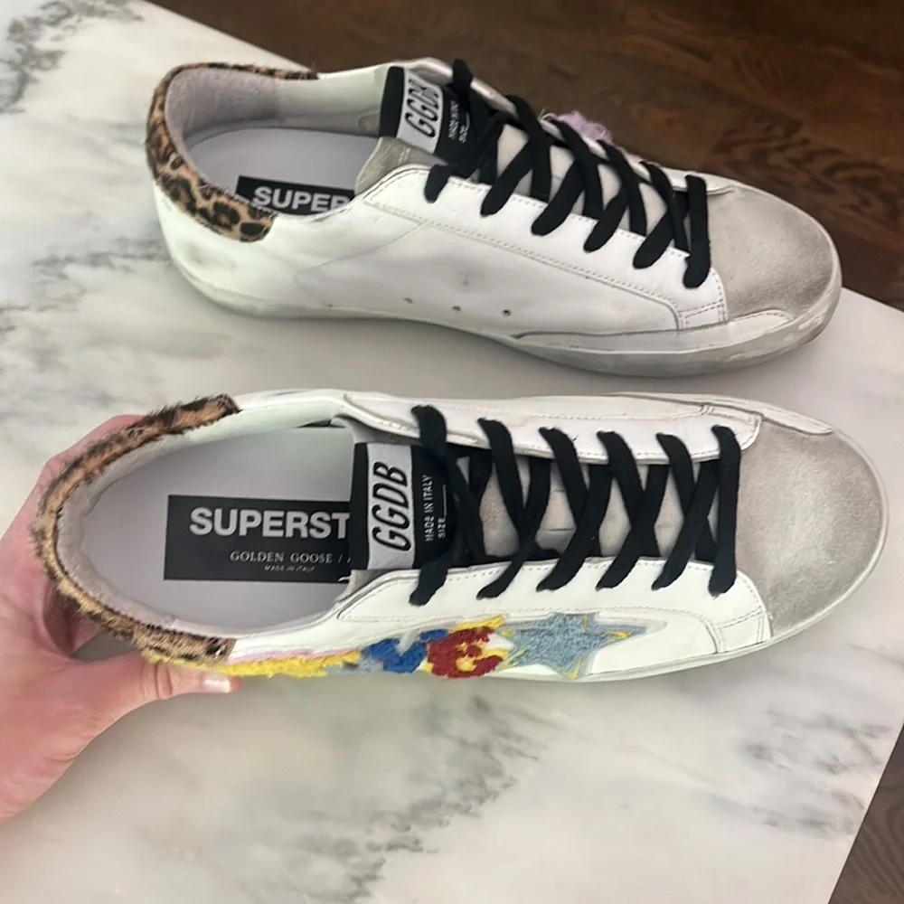 Golden Goose Women's Sneakers with Multicolor Design - Picture 3 of 8